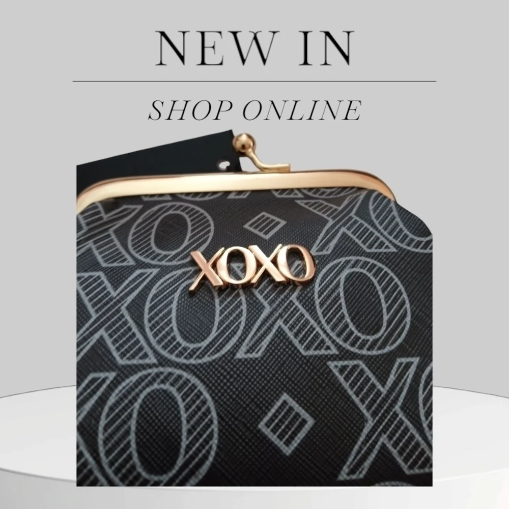 XOXO Y2K Logo Kiss Lock Multi Coin Purse